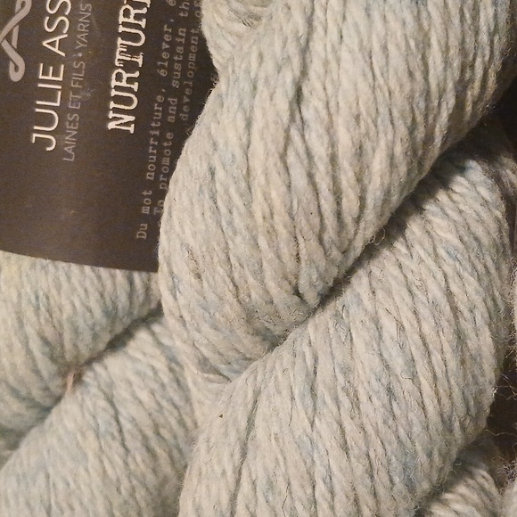 8 Skeins Of Julie Asselin Nurtured Yarn in Light Blue - Picture 4 of 5